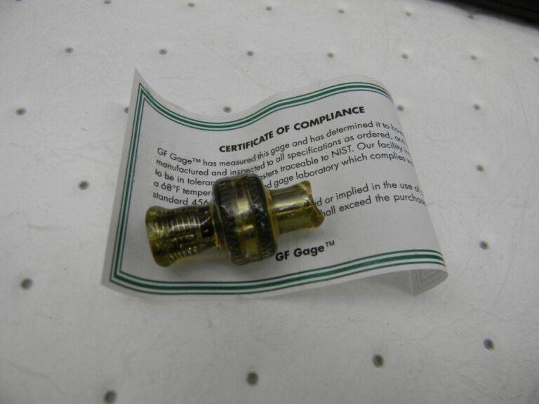 GF GAGE Tapped Hole Location Gage 5/16-24 UNF 1/4 Inch Thread HLOC031224K