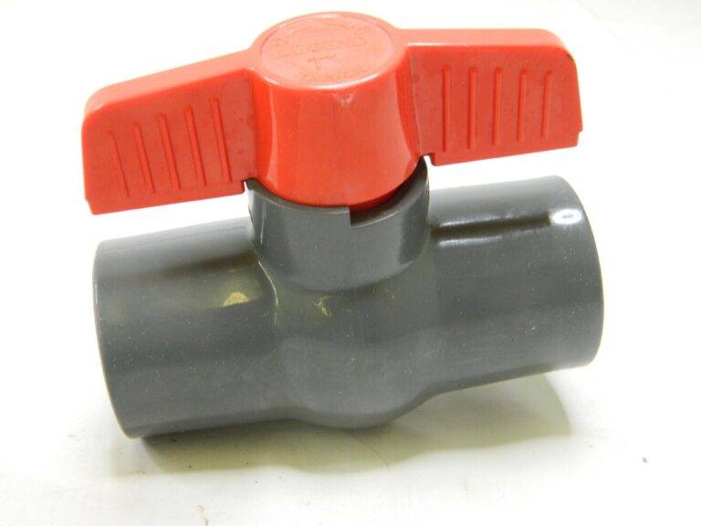 LEGEND VALVE 1″ Pipe, Full Port, PVC Miniature Ball Valve Qty 2 201-425