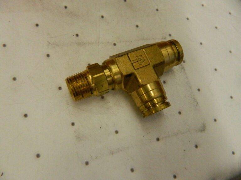 Parker qty10 1/2" Tube Union Tee, 3/8 NPTF, Brass BD-P00077