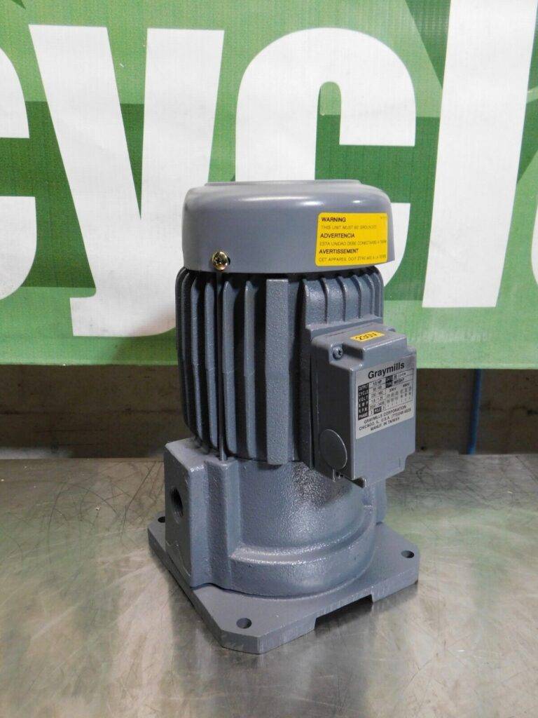 Graymills Coolant Suction Pump 3/4" NPT 1/2 HP 230/460v 3Ph IMS50-F PARTS/REPAIR