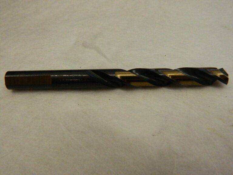 TRIUMPH TWIST DRILL qty 5 Mechanics Drill Bits: 3/8″ Dia HSS Split Point 033324