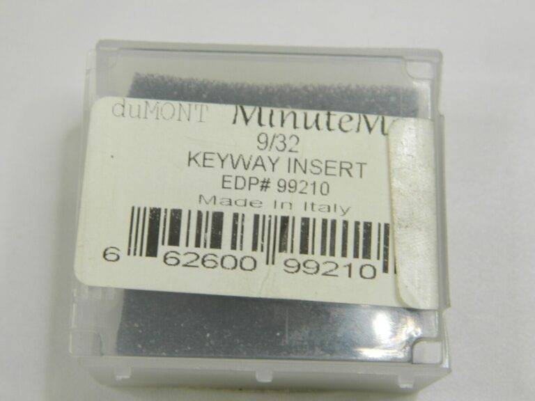 DUMONT MINUTE MAN 9/32 F/SZ 8 TLHLDR Cobalt Milling Insert Qty 2 99210