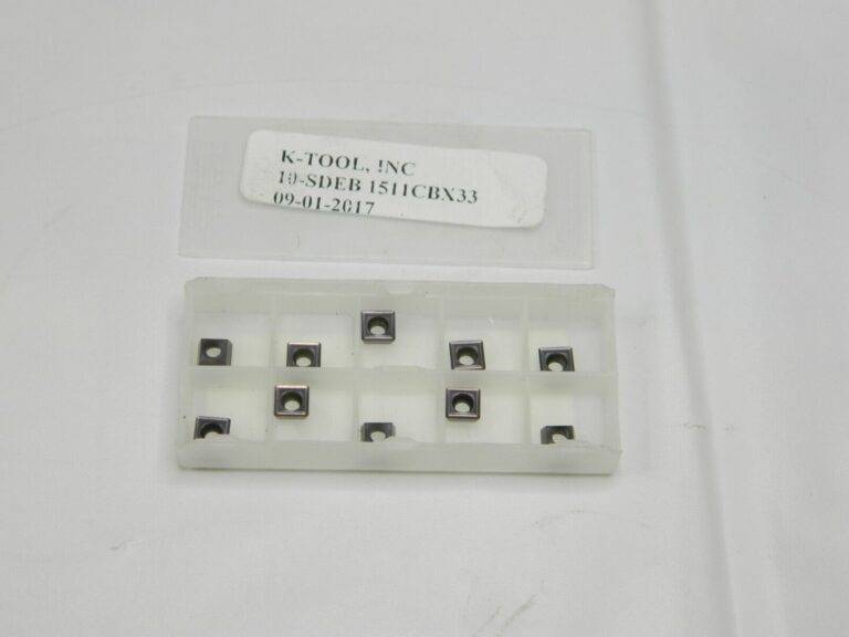 K Tool Carbide Milling Insert SDEB1511CB X33 Qty 10 46145462