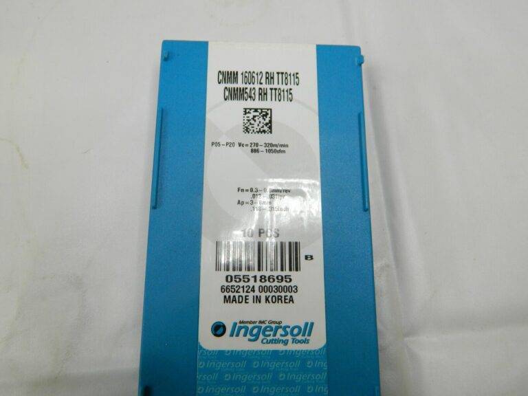 Ingersoll Carbide Turning Insert CNMM543RH TT8115 Qty 6 5518695