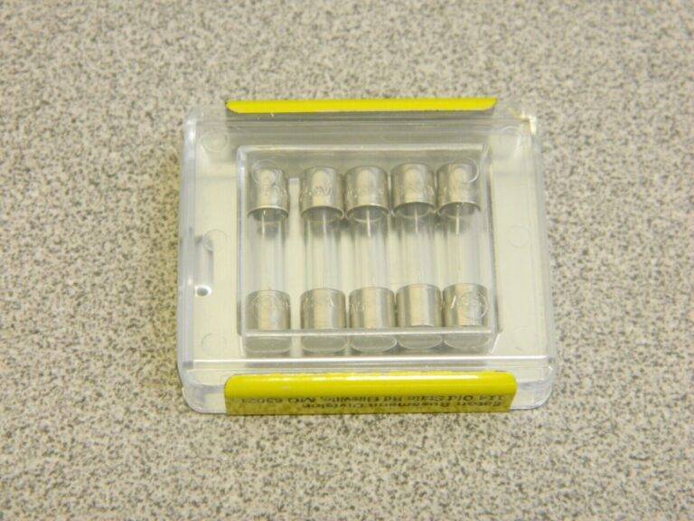 BUSSMANN Cartridge Time Delay Fuse: 0.5 A, 20 mm OAL, 5 mm Dia Qty 5 GMC-500-R