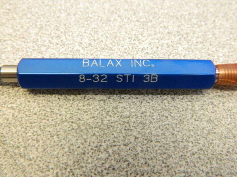 Balax 8-32 Thread Class 3B, HSS Screw Thread Insert Go/No Go Gage 90503-000