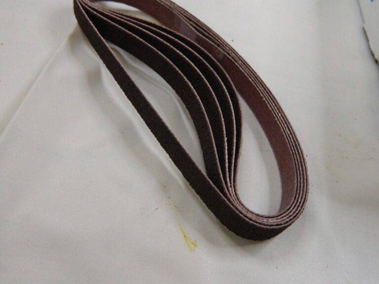 NORTON qty 50 Abrasive Belt: 3/8″ Wide, 80 Grit, Aluminum Oxide 78072785848