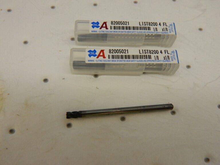 OSG Square End Mill qty 3 1/8'' Dia Solid Carbide 4 Fl 82005021