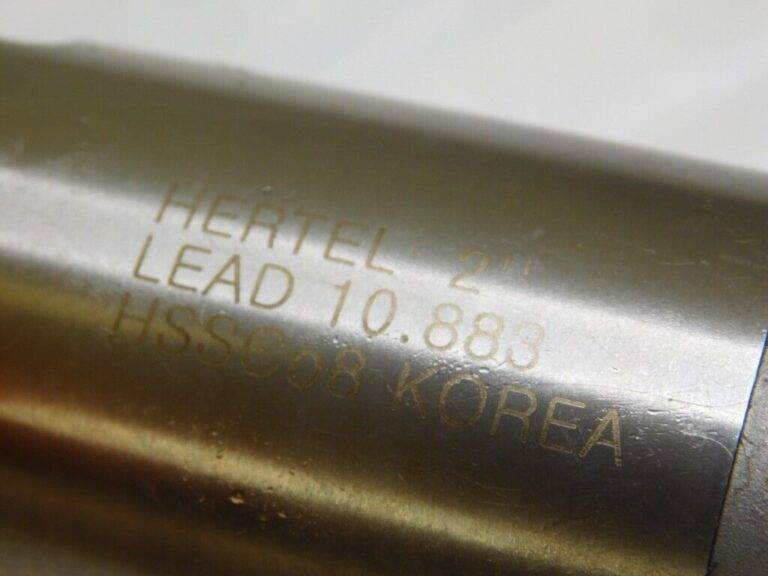 HERTEL Square End Mill RH 2''D x 8''LOC x 2''SD X 11-3/4"OAL 6 FL 91194357