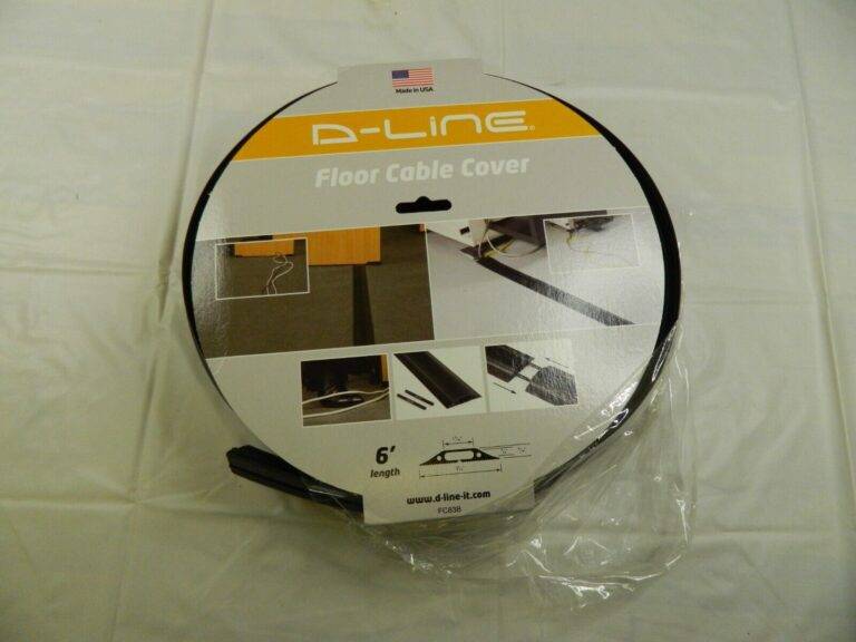D-LINE Floor Cable Cover: Polyvinylchloride, 1 Channel US/FC83B