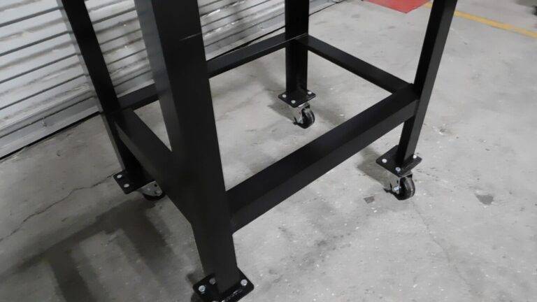 Pro Steel Rolling Inspection Surface Plate Stand 18X24"PLT W/STD