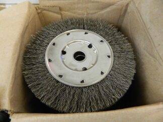 OSBORN 6″ OD, 1/2 & 5/8″ Arbor Hole, Crimped Steel Wheel Brush 12pk 0002140400