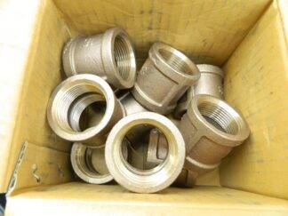 Merit Brass Pipe Coupling 1-1/4″ Fitting FBSPT x FBSPT Class 125 Qty 10 XB111-20