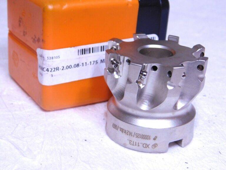 Hertel Indexible Sq Shoulder Face Mill HMC422 2” Dia 8Fl .75” Arbr 1.75" OAH