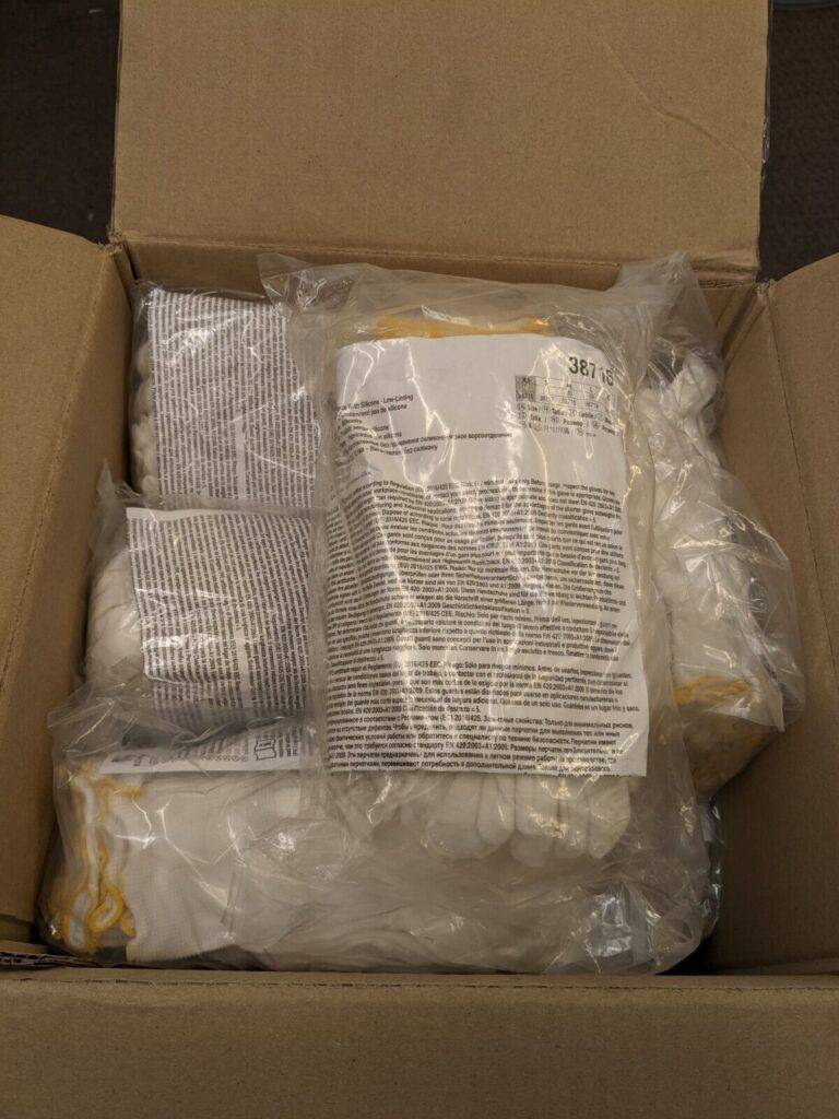 KleenGuard G35 Nylon Inspection Gloves Knit Wrist Cuff, XS 10 Packs of 12 38716