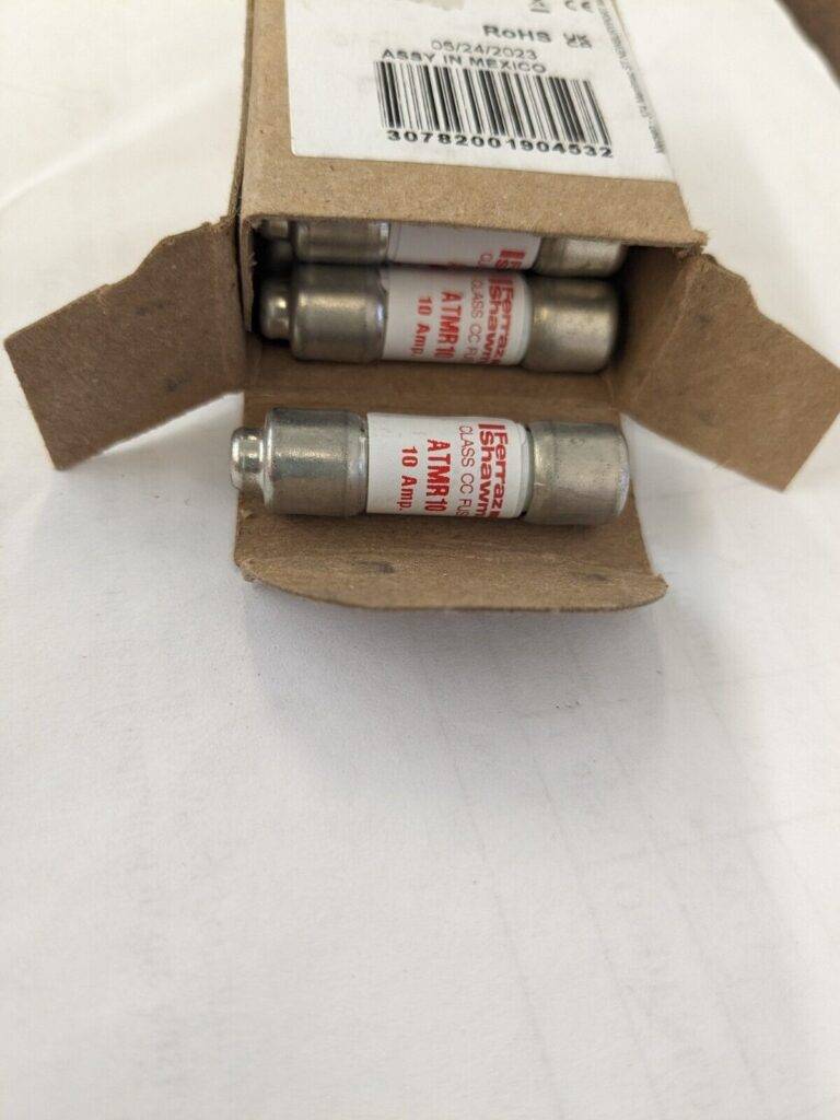 FERRAZ SHAWMUT 10pk Cylindrical Fast-Acting Fuse: CC, 10 A, 10.3 mm Dia ATMR10