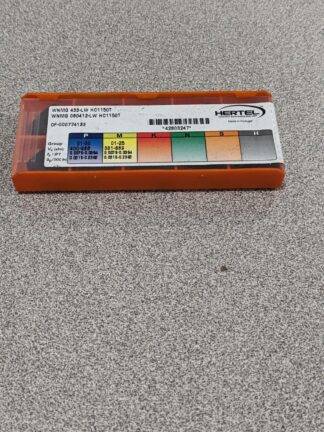 HERTEL Turning Insert: WNMG 433–LW HC1150T, Solid Carbide Qty 10 42803247
