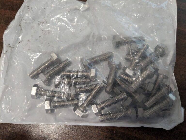 Hex Head Cap Screws 25pk Grade A2 Stainless Steel: M8x1.25x30mm MP47325