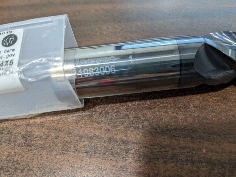 ACCUPRO Square End Mill: 1″ Dia, 2-1/4″ LOC, 4 Fl 12182985