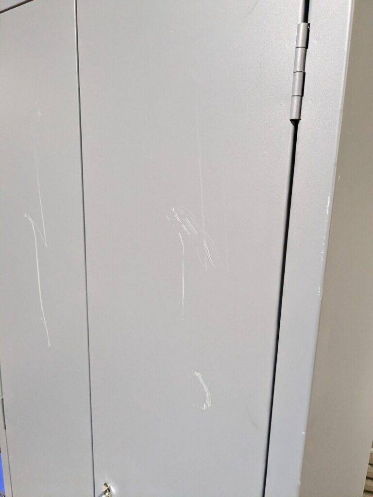 Durham Lockable Storage Cabinet w/ Bins 84" H. x 36" W. x 24" D. 2603-156B-95