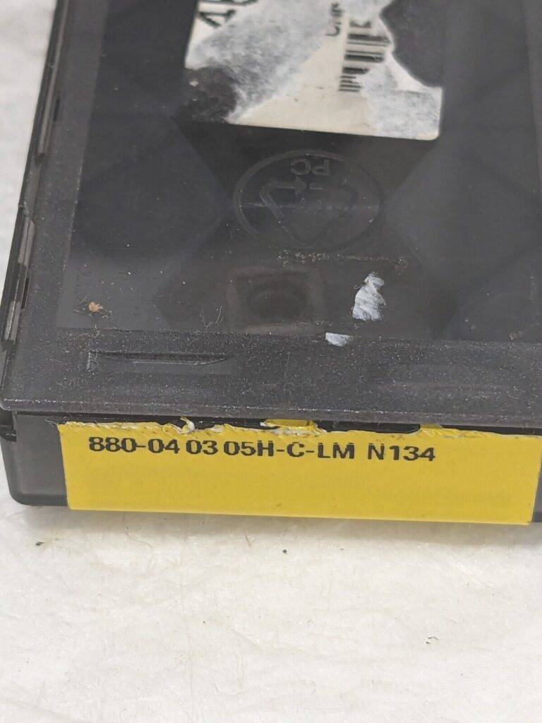 Sandvik Indexable Drill Insert: 880LM N134, Solid Carbide Qty 5 7362164