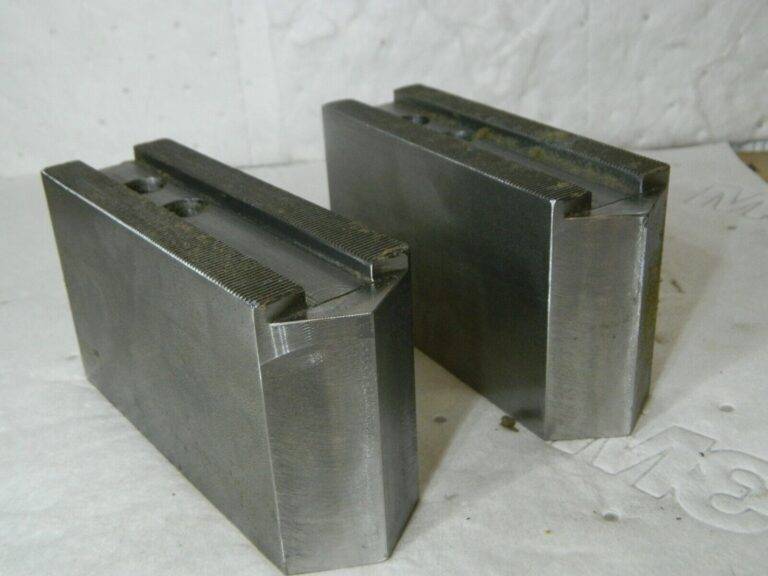 H&R Serrated Soft Jaws 12" & Up Chuck Capacity 1.5mm 60° INCOMPLETE HR112-3-5OP