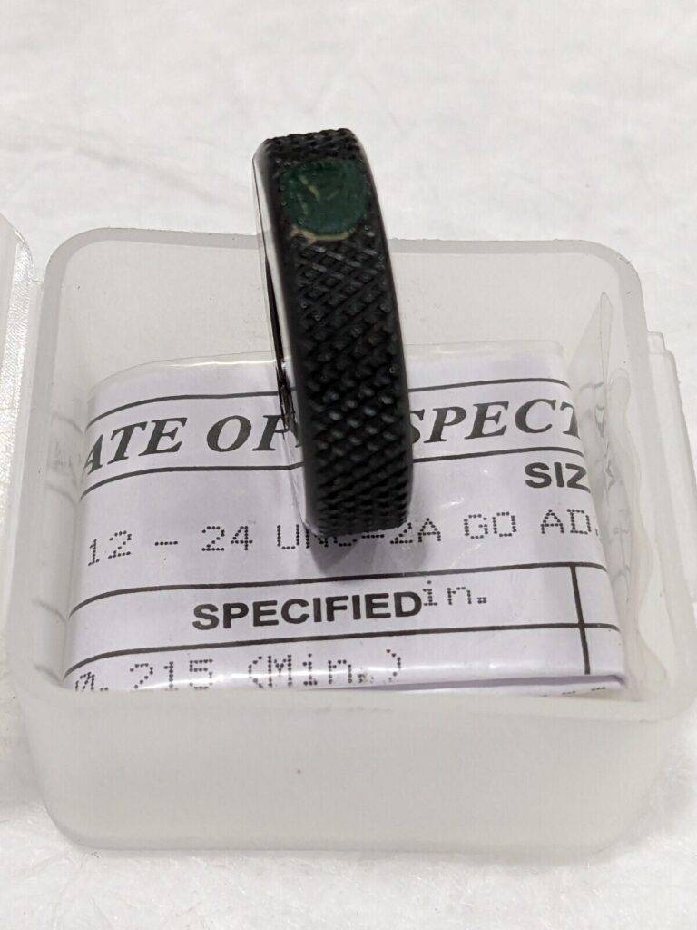 SPI Threaded Ring Gage: #12-24 Thread, Class 2A, Go 23-147-2