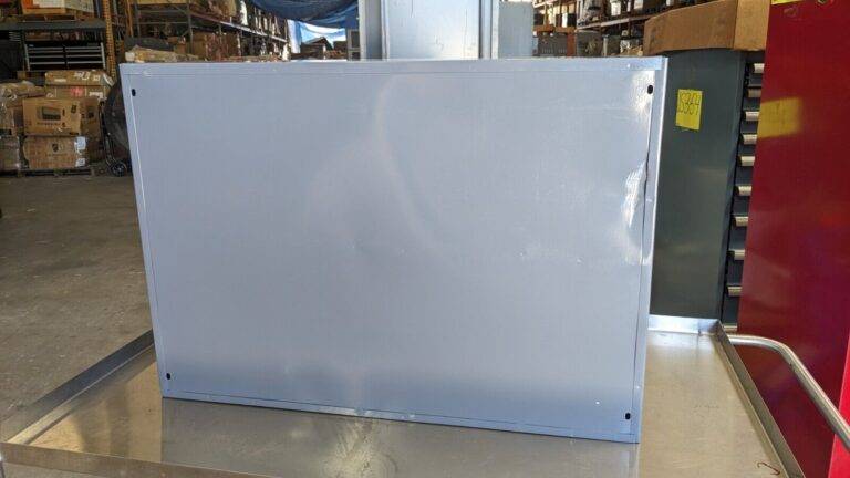 DURHAM Wall Steel Storage Cabinet 33-3/4" Wide 12-7/8" Deep 23-7/8" High Damage