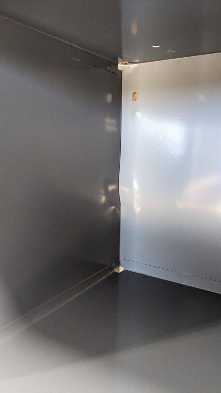 DURHAM Wall Steel Storage Cabinet 33-3/4" Wide 12-7/8" Deep 23-7/8" High Damage