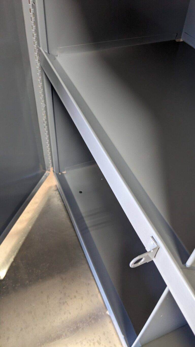 DURHAM Wall Steel Storage Cabinet 33-3/4" Wide 12-7/8" Deep 23-7/8" High Damage