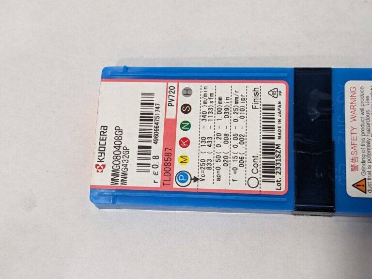 KYOCERA Turning Inserts 10ct WNMG432GP PV720 Cermet TLD08587