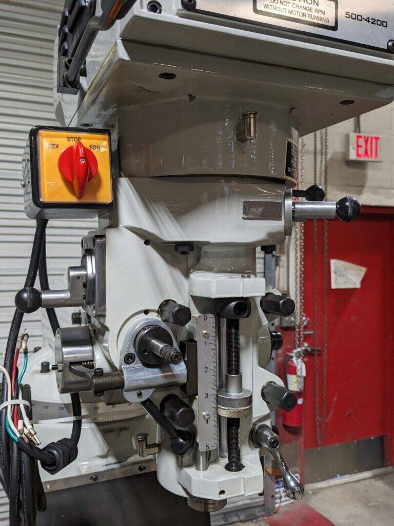 Enco Variable Speed Knee Mill 9 x 49 Table R8 Taper 949-PH3-E Used / No Motor