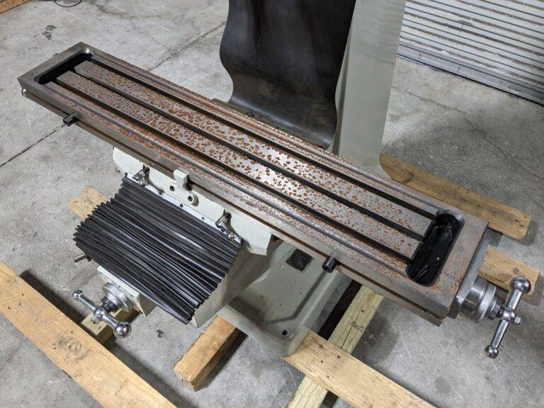 Enco Variable Speed Knee Mill 9 x 49 Table R8 Taper 949-PH3-E Used / No Motor