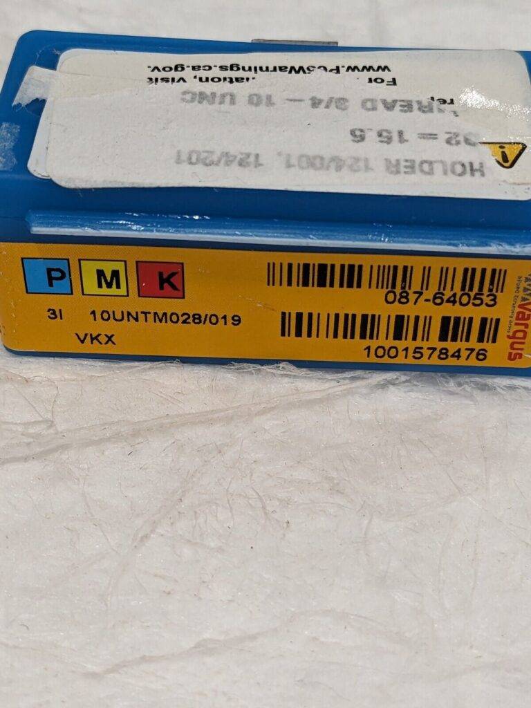 Vardex Thread Milling Insert 3I10UNTM028/019VKX Qty 8 087-64053