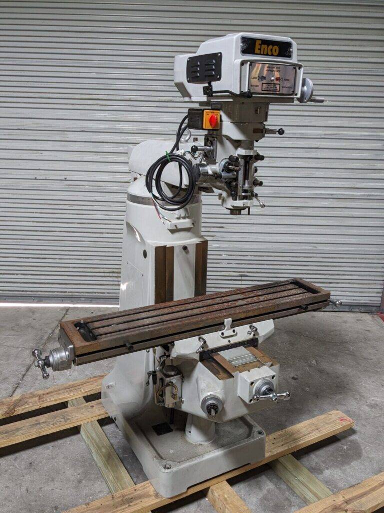 Enco 9 x 49 Variable Speed Knee Mill R8 Taper 3 HP 220v 414-2290 Parts/Repair