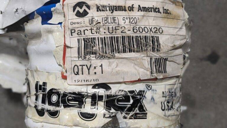 KURIYAMA OF AMERICA 6 ID x 6.87" OD 30 psi Dry Material Handling & Transfer Hose