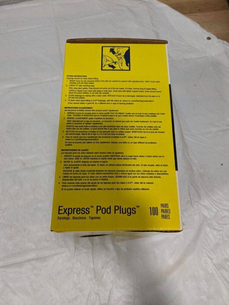 3M Earplugs 400ct: 25 dB, Foam, Round, Push-In Stem, Uncorded 7000127178