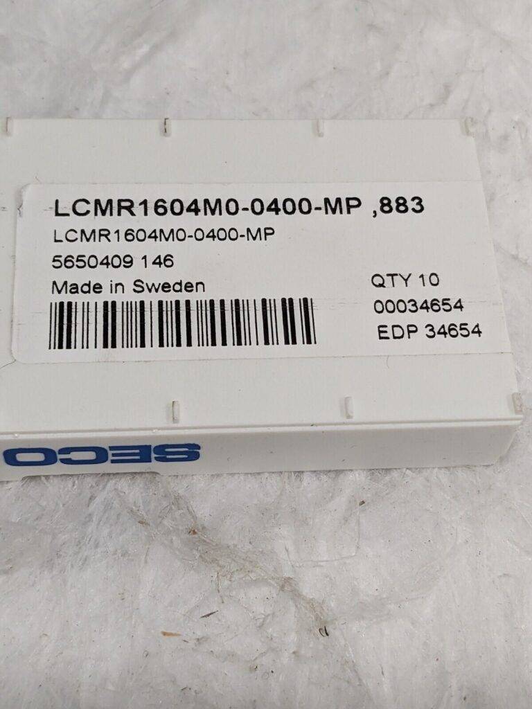 Seco Multi-Directional Turning Insert: LCMR1604M00400MP, 883 Qty 10 00034654