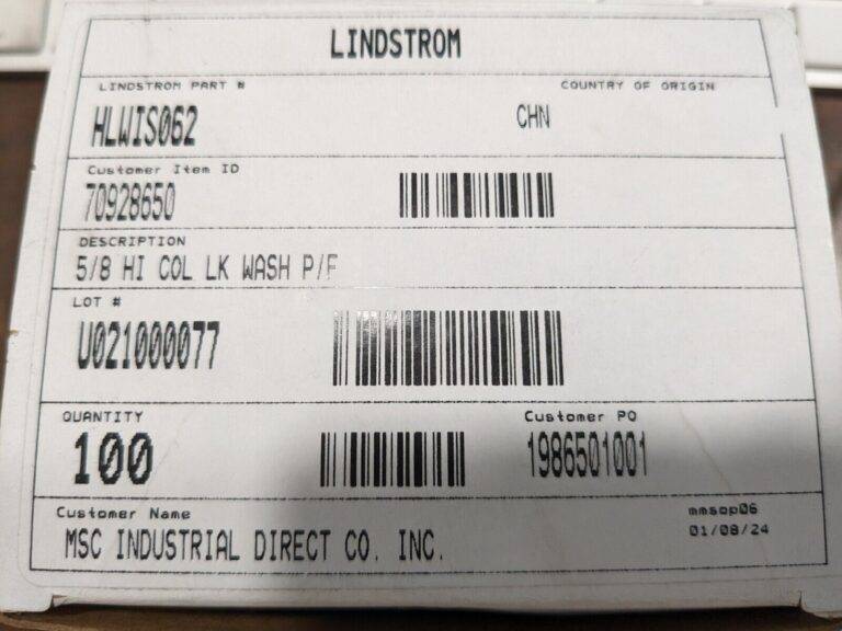 5/8" Screw Steel High Collar Split Lock Washer 100pc HLWIS062