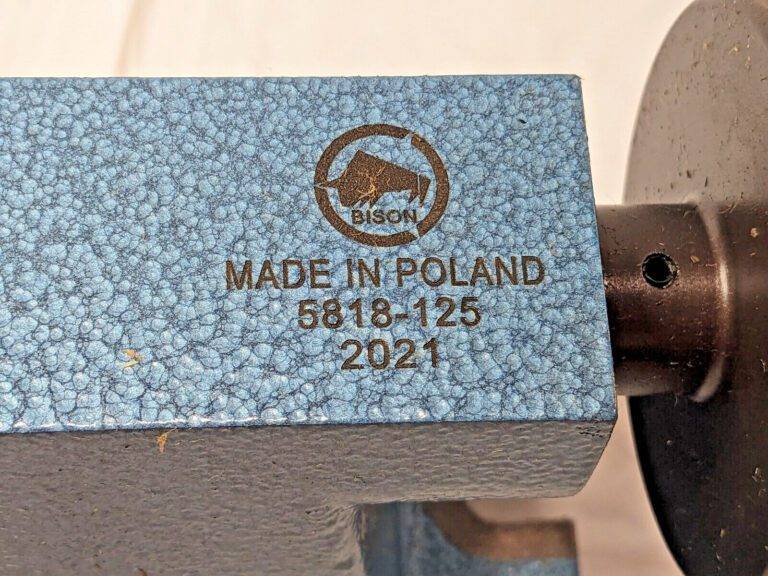 BISON Tailstock 4.92" Centerline Height 2MT Tailstock Taper 5818-125 7-610-106