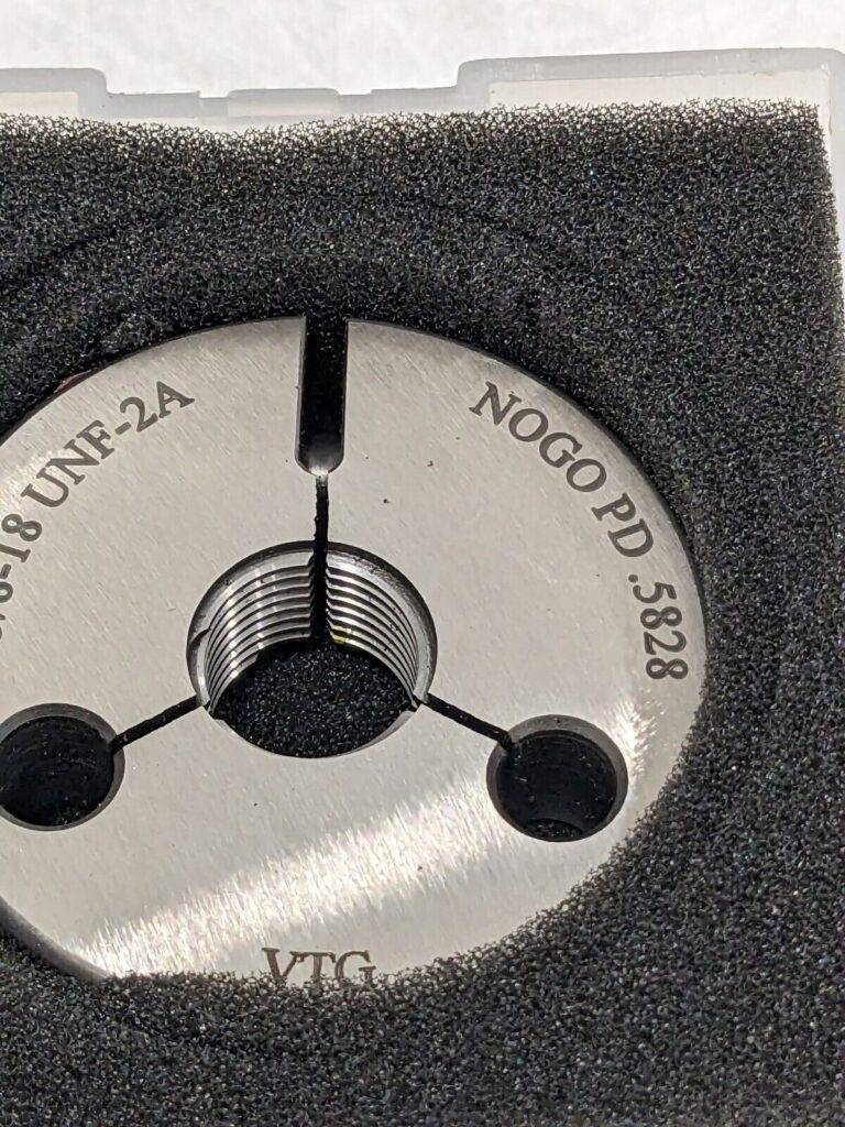 Vermont Gage No Go Single Ring Thread Gage 5/8-18 UNF 2A 361148030