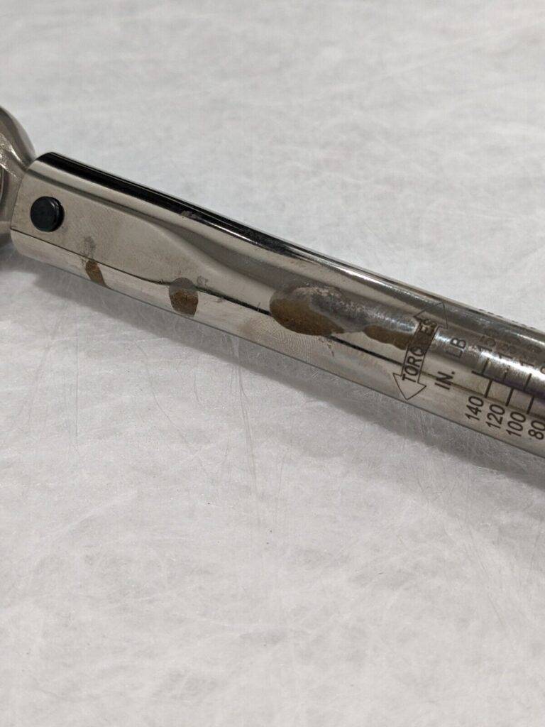 Utica Ratchet Head Torque Wrench TCI-150RA-3/8 USED