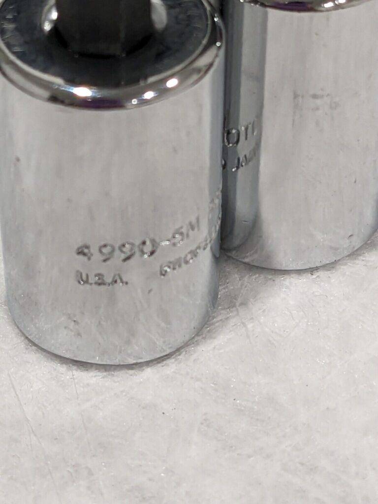 PROTO Hand Hex Bit Socket: 3/8" Drive, 5 mm Hex Qty 4 J4990-5M