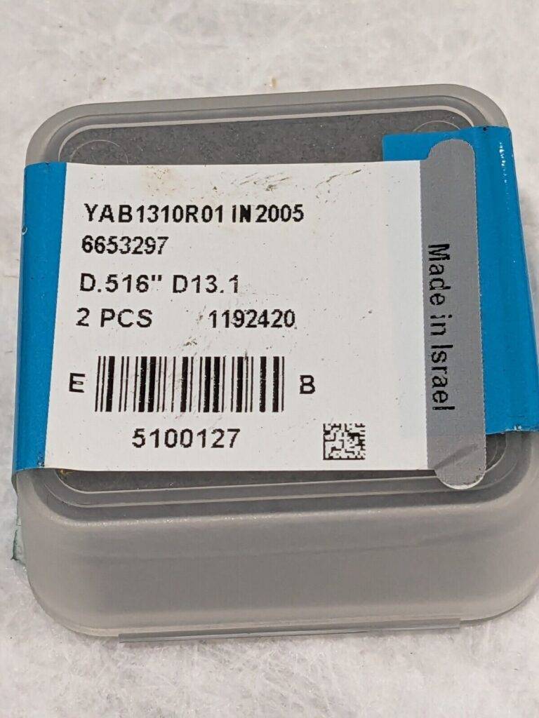 Ingersoll Replaceable Drill Tip: YAB1310R01 IN2005 Qty 2 5100127