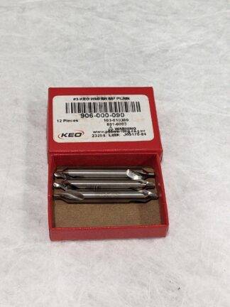 KEO Combo Drill & Countersink: #3, 1/4" Body Dia, 118° Qty 3 103-010300