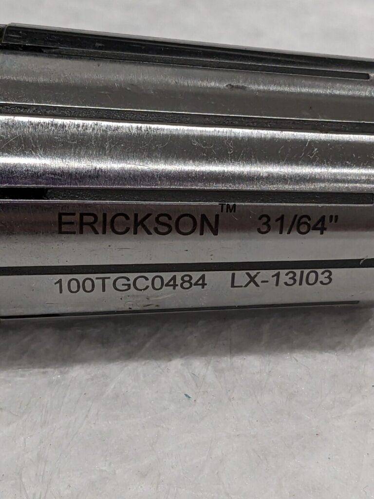 Erickson Coolant Single Angle Collet: TG/PG 100, 0.4844" 1080508