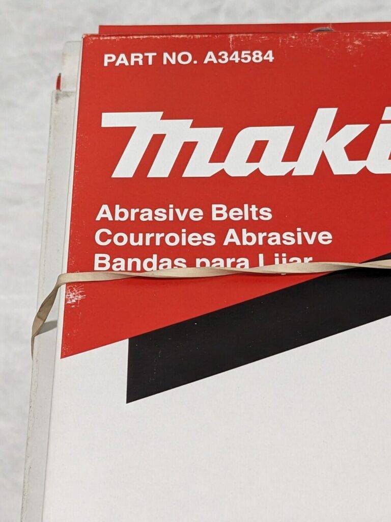 Makita 1/2-Inch x 21-Inch Abrasive Sanding Belt - 80 Grit Qty 60 A-34584