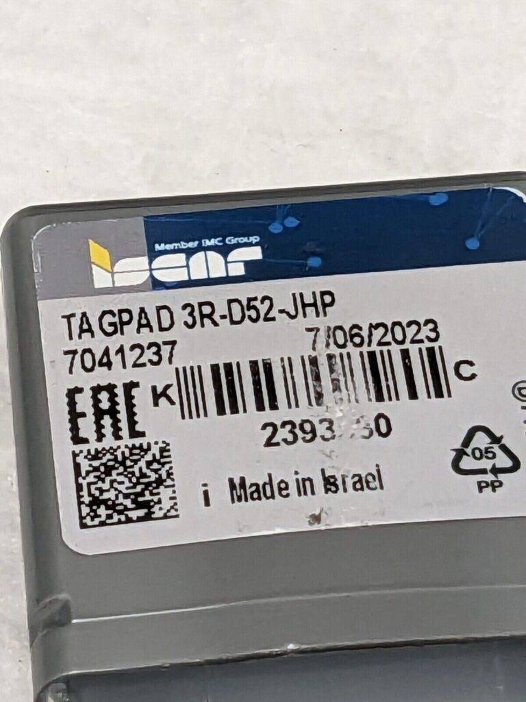 ISCAR 0.11-0.138" Insert Width Right Hand Indexable Grooving Cartridge 2393880