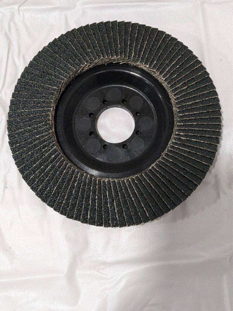 CGW Flap Disc: 4-1/2″ Dia, 7/8″ Hole, 60 Grit, ZA, Type 27 Qty 8 39724