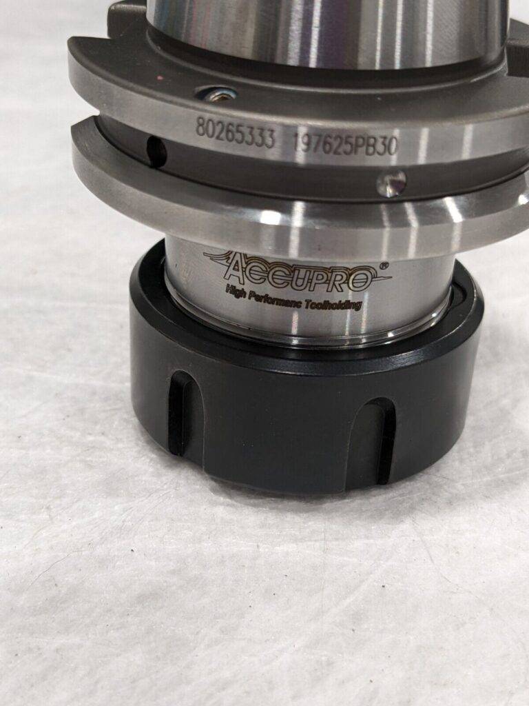 ACCUPRO Collet Chuck 0.078 to 0.787" Capacity, ER Collet, Taper Shank 80265333